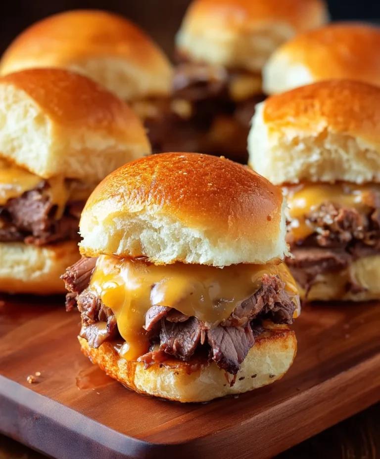 Juicy Roast Beef Cheddar Sliders – Easy Recipe