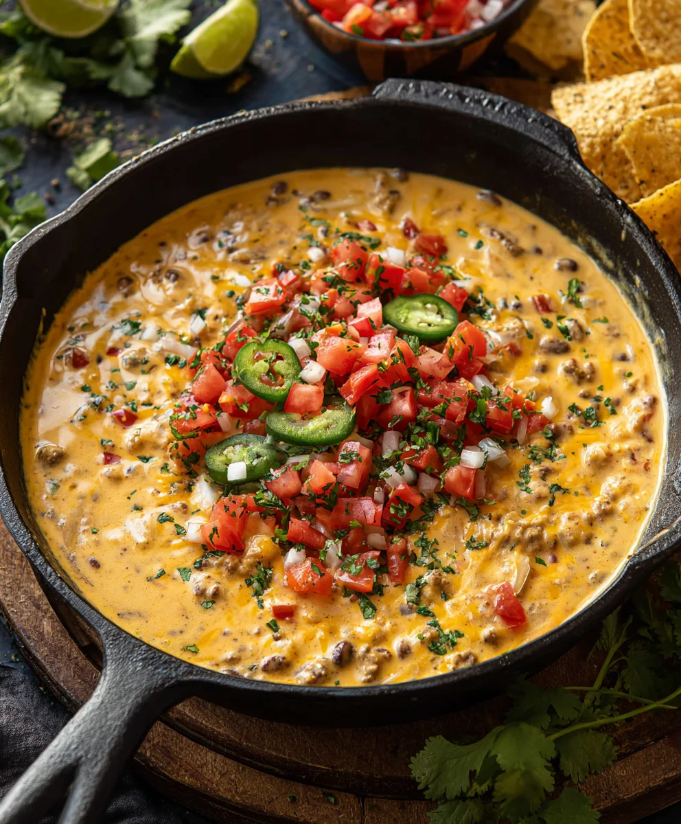 Easy Cowboy Queso Dip Recipe - The Ultimate Party Appetizer