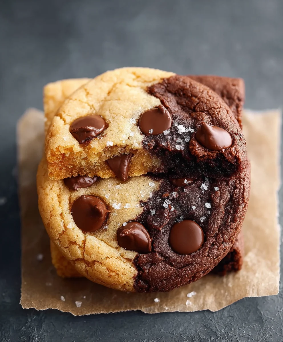 Chewy Brookie Cookies Recipe-Best Brownie Chocolate Chip Cookie