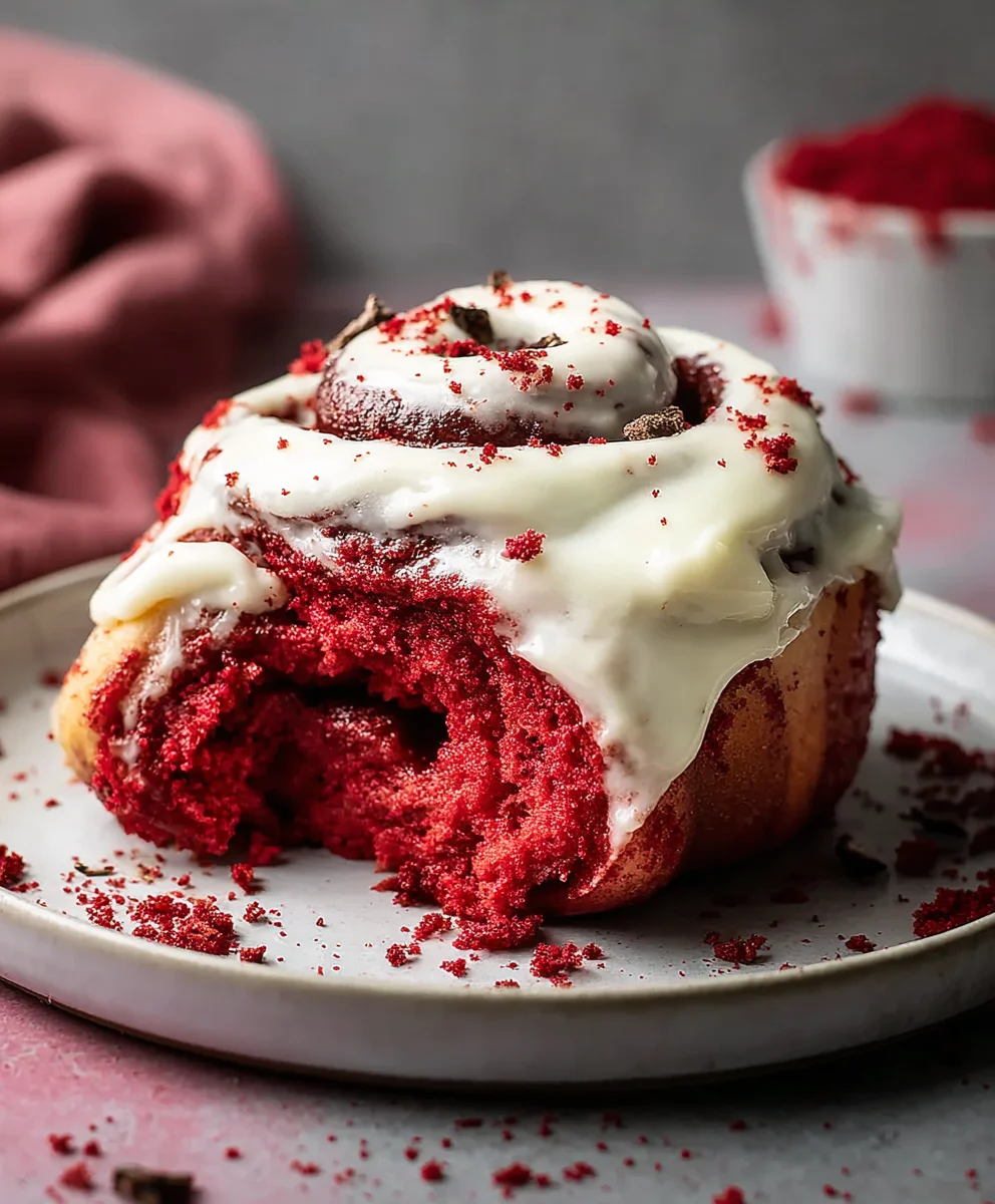 Red Velvet Cinnamon Rolls From Scratch-Easy Homemade Treats