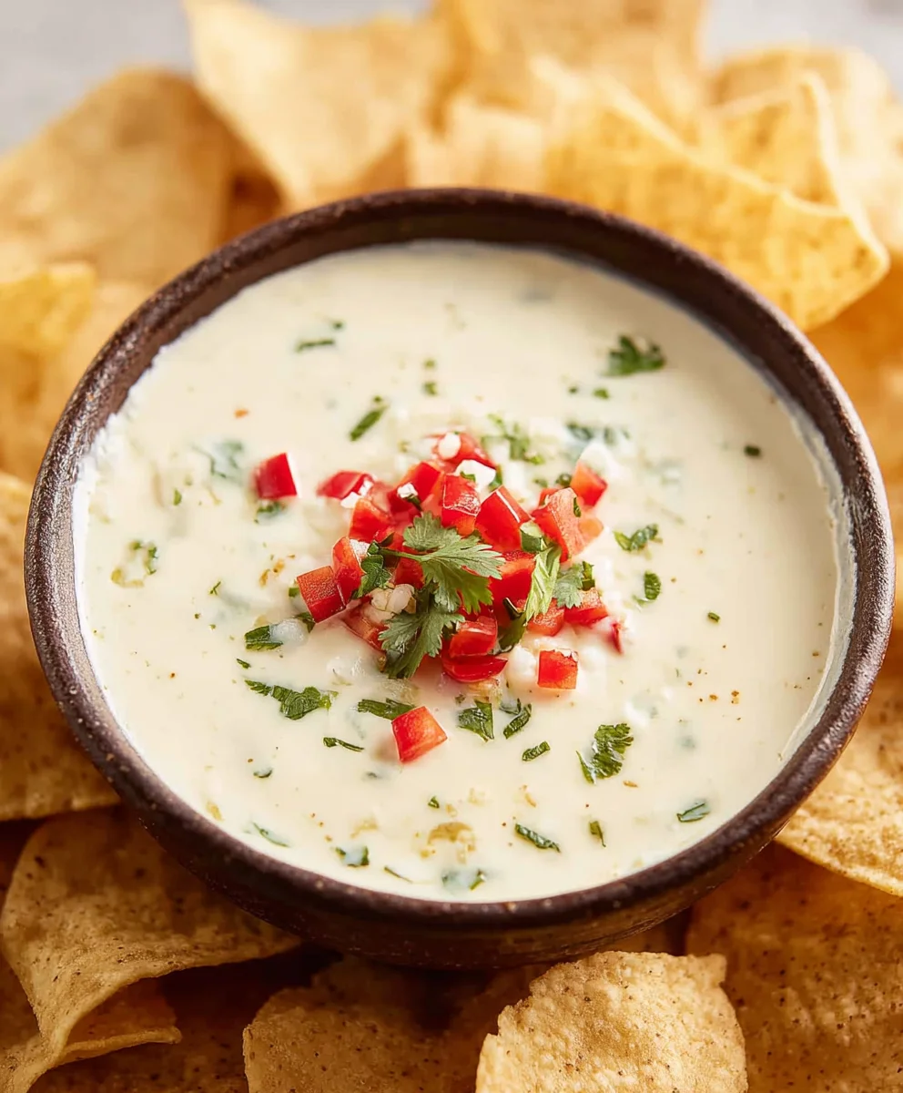 Best Mexican White Cheese Dip Recipe-Easy & Delicious