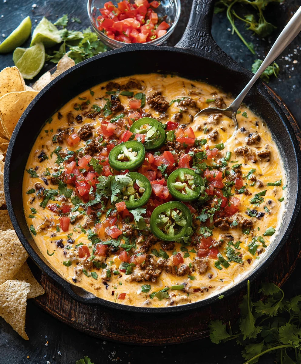 Easy Cowboy Queso Dip Recipe - The Ultimate Party Appetizer