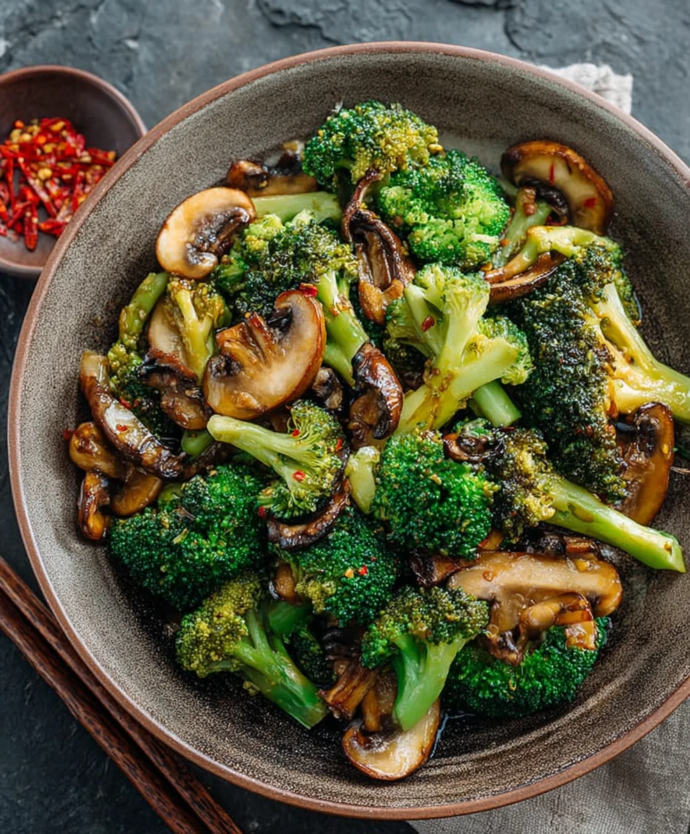 Beef Mushroom Broccoli Stir Fry - Quick & Healthy Dinner