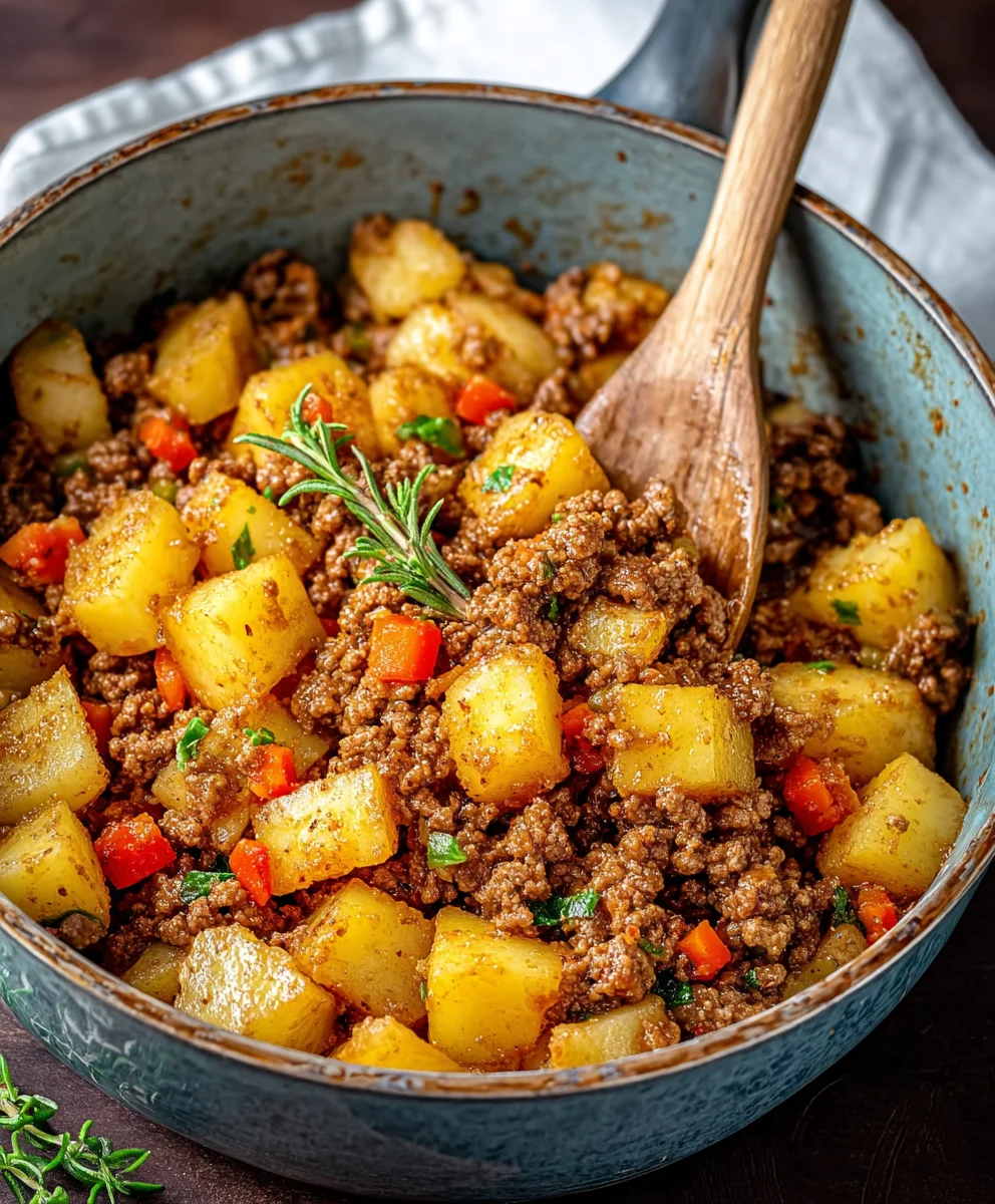 Easy Ground Beef and Potatoes Recipe