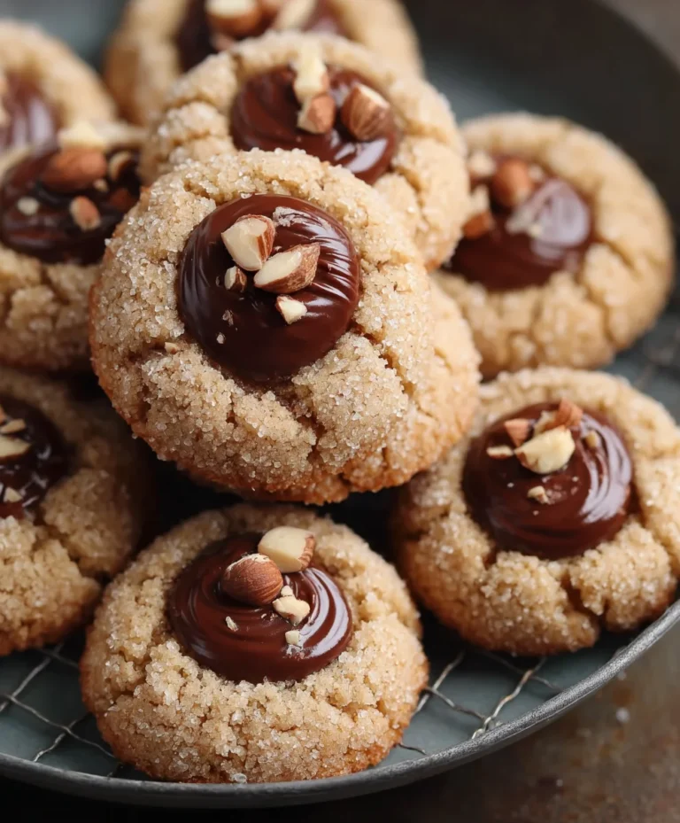 Easy Nutella Thumbprint Cookies – Perfect Holiday Treat
