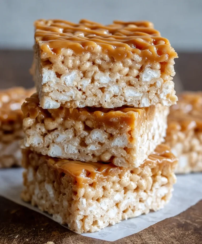 Brown Butter Dulce de Leche Rice Krispie Treats