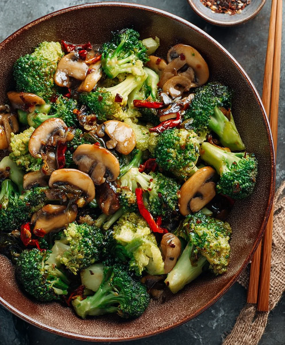 Beef Mushroom Broccoli Stir Fry - Quick & Healthy Dinner