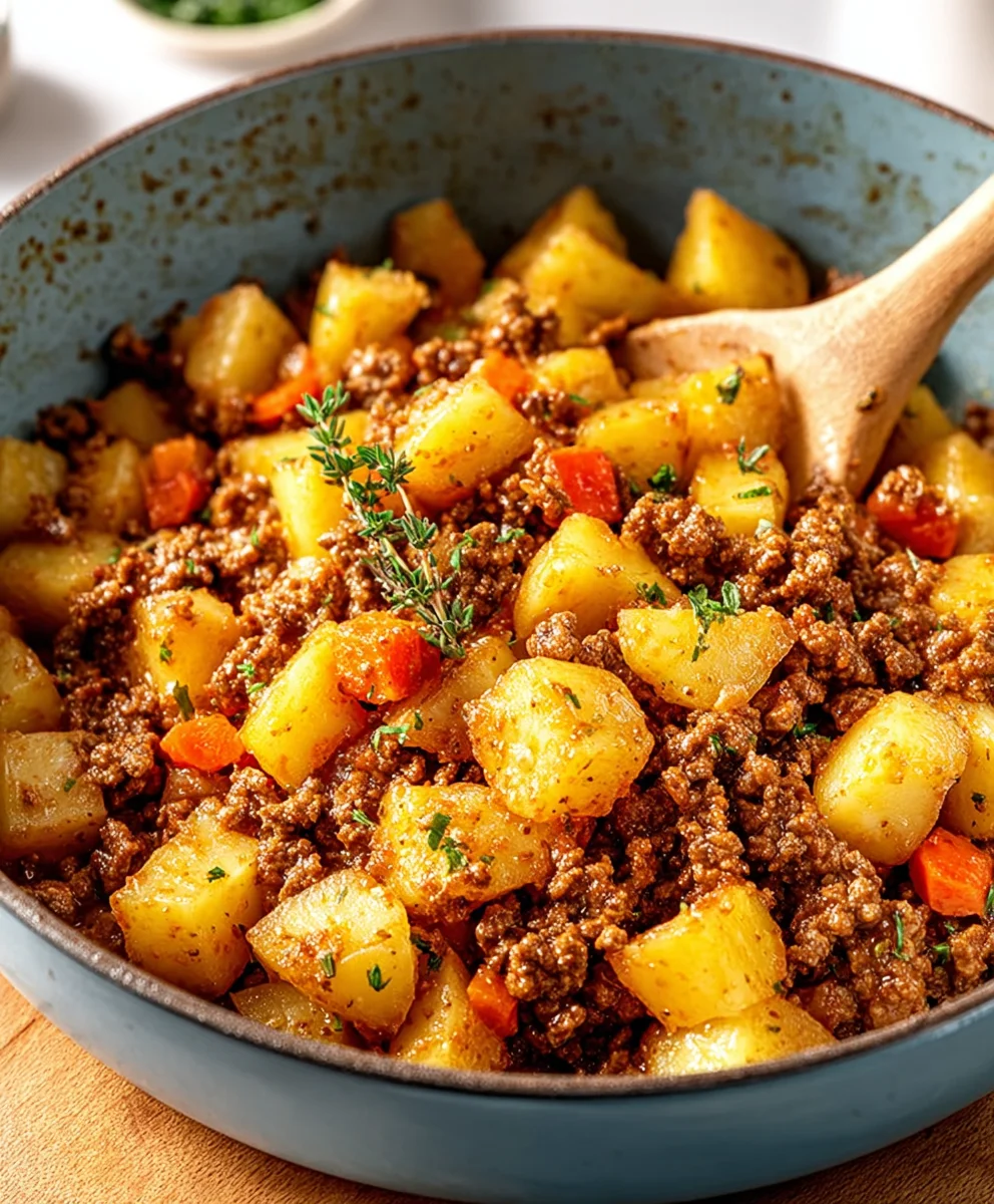 Easy Ground Beef and Potatoes Recipe