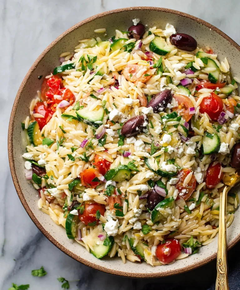 Mediterranean Orzo Salad – Easy Summer Meal