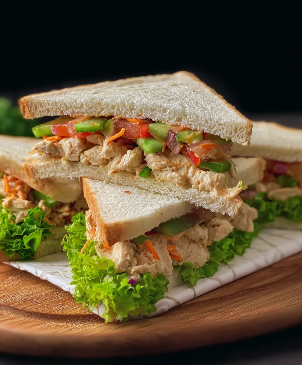 Cold Chicken Sandwich - Lunchbox Ideas Better Than Bakery
