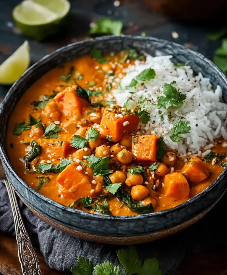 Sweet Potato Chickpea Curry – Easy & Flavorful