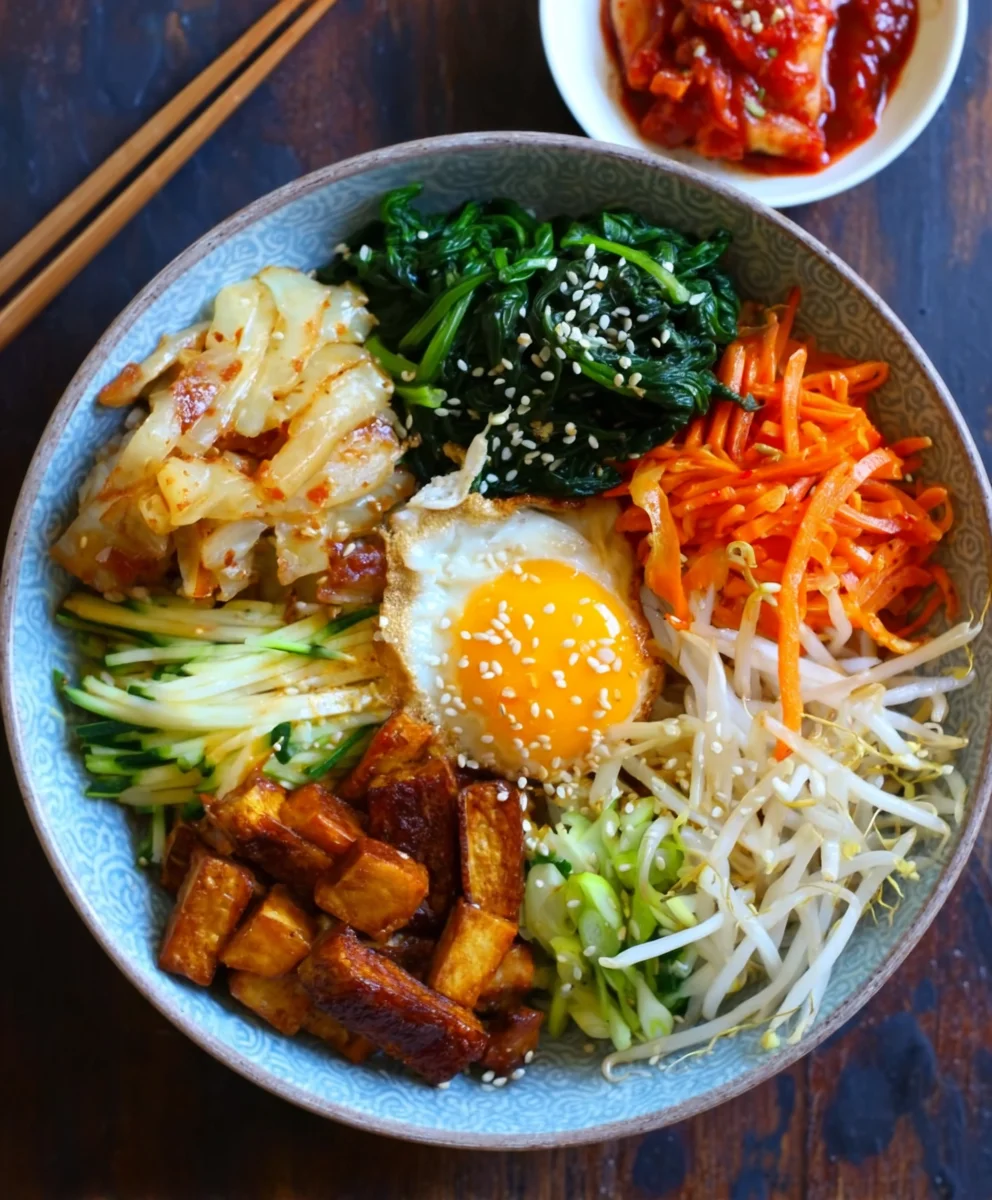 Easy Vegan Bibimbap Recipe- Delicious Plant-Based Meal