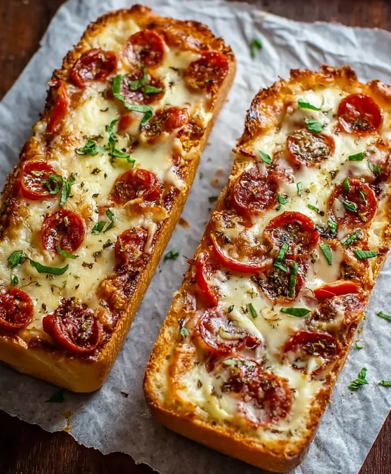 Easy French Bread Pizza Recipe-Fast & Delicious