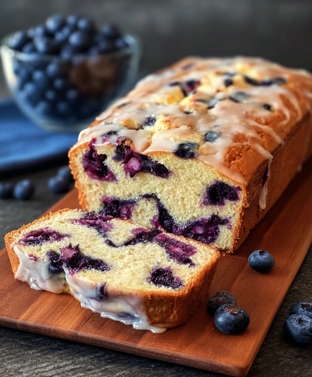 Blueberry Cream Cheese Loaf-Easy Quick Bake