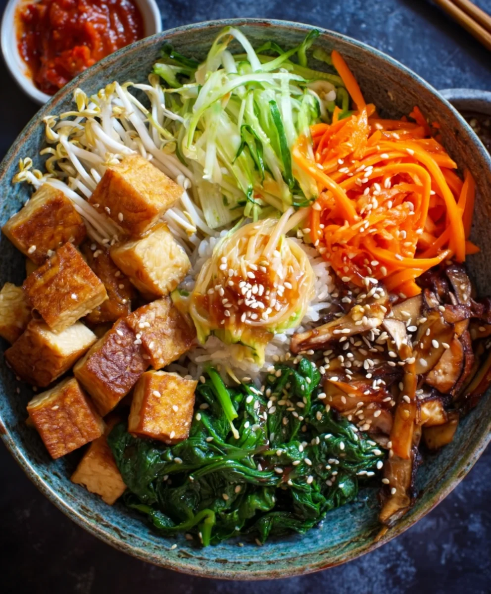 Easy Vegan Bibimbap Recipe- Delicious Plant-Based Meal