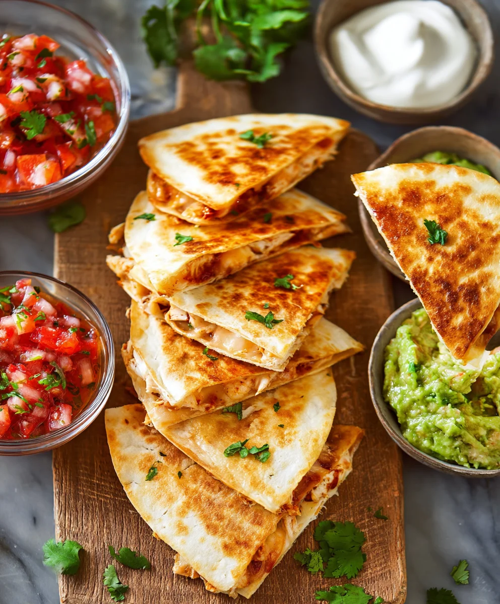 Easy Mini Chicken Quesadillas Recipe-Quick & Delicious