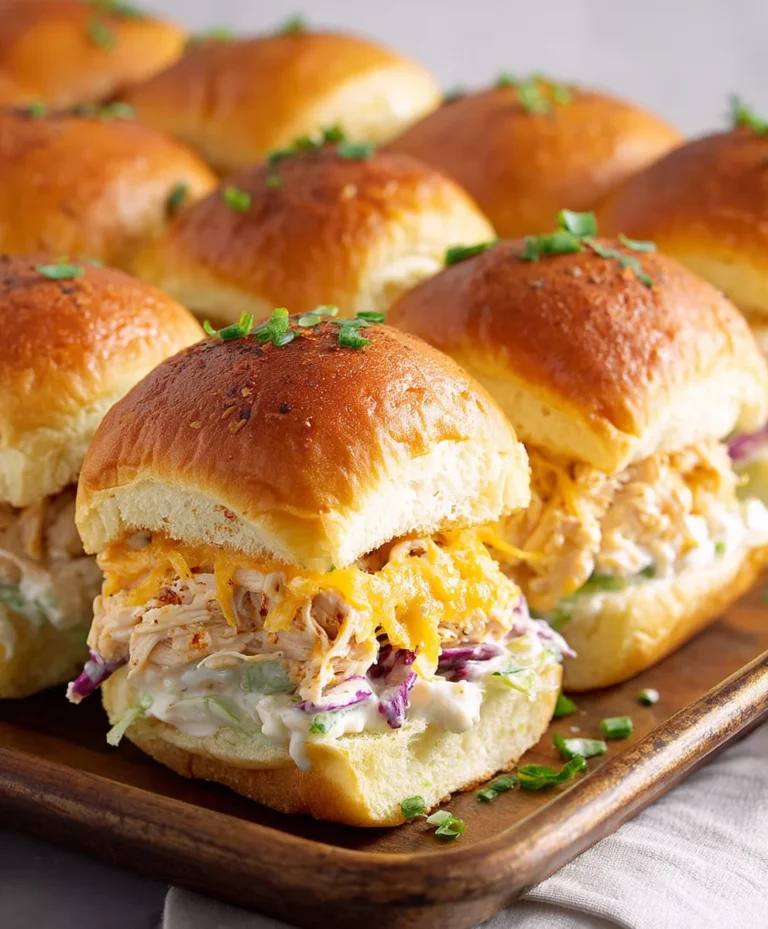 Easy Crack Chicken Sliders Hawaiian Rolls Recipe