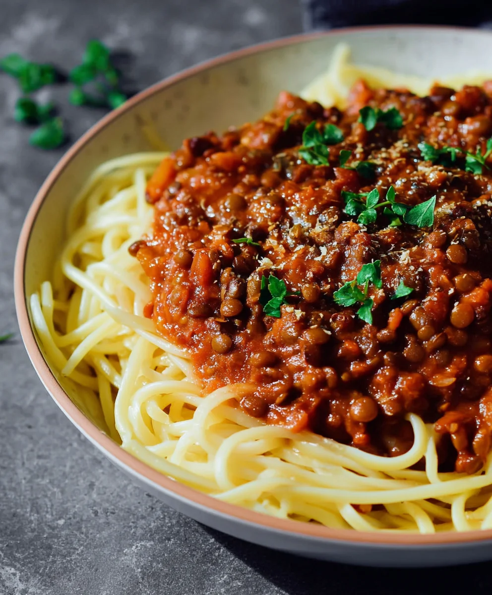 Hearty Vegan Bolognese - Rich Plant-Based Flavor