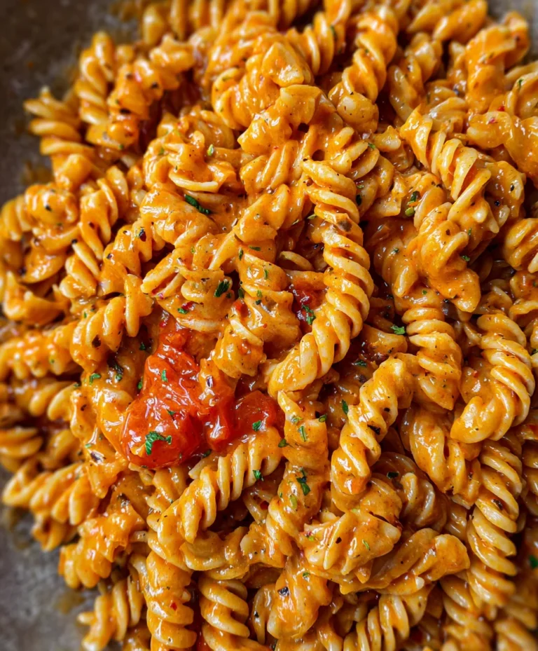 Creamy Vegan Spicy Fusilli-Quick & Flavorful Pasta