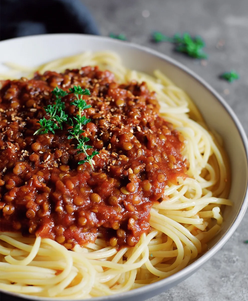 Hearty Vegan Bolognese - Rich Plant-Based Flavor