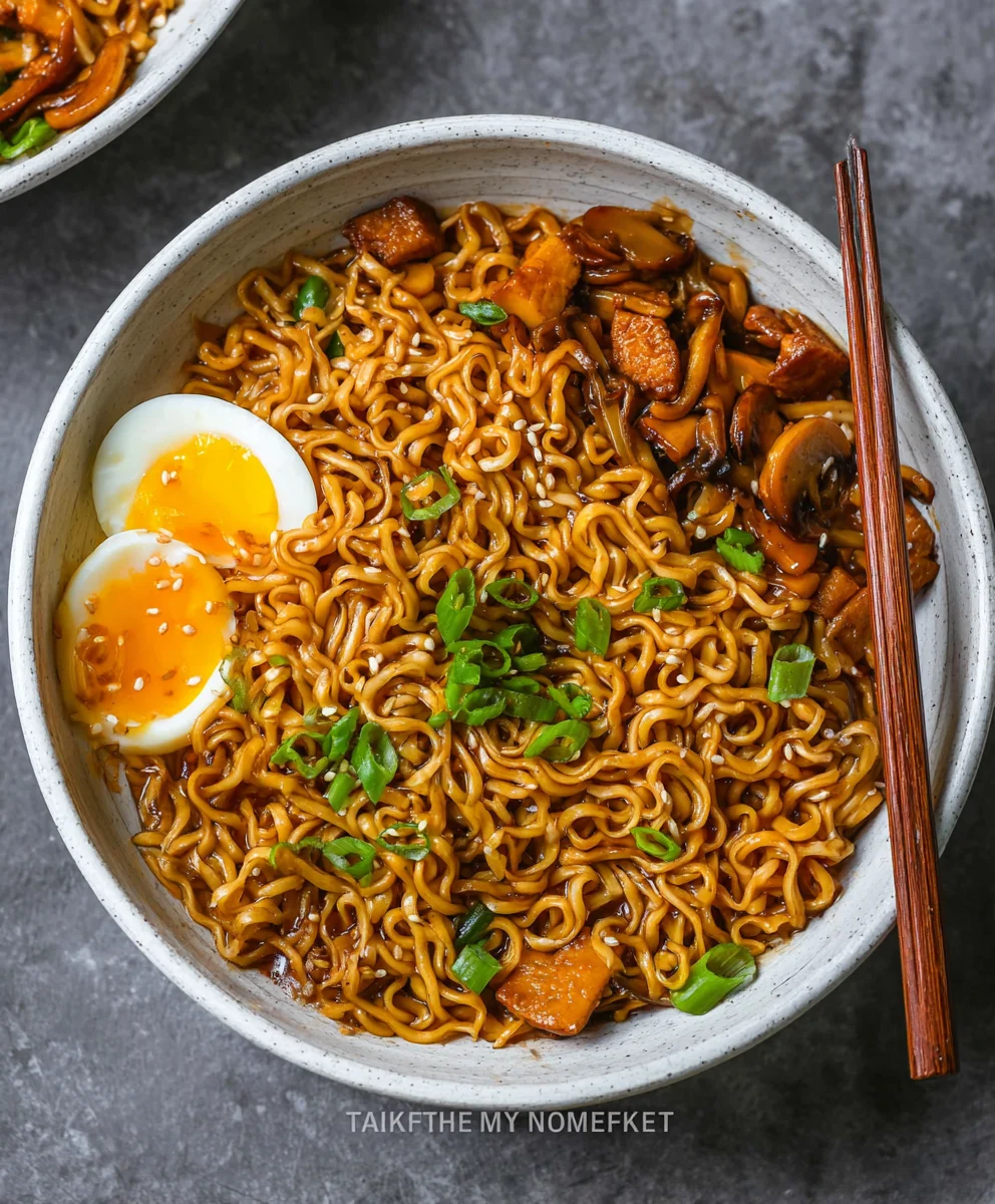 Easy Saucy Beef Ramen Noodles - Quick & Flavorful