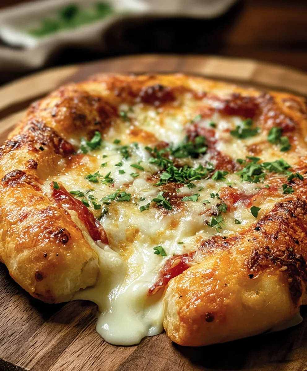 Stuffed Brie Cheese Pizza- Creamy & Delicious Recipe