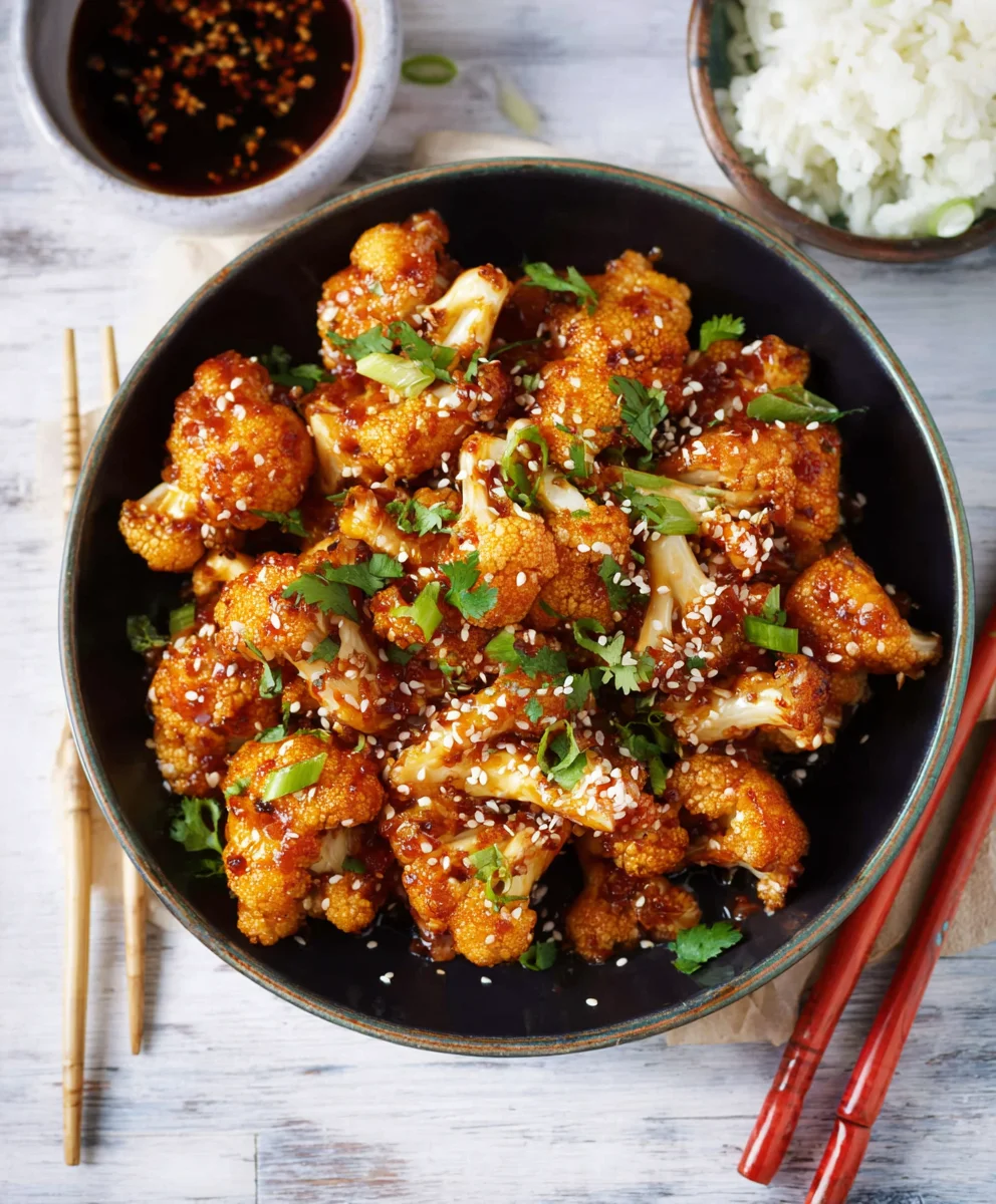 Sticky Sesame Cauliflower-Easy Beef Recipe