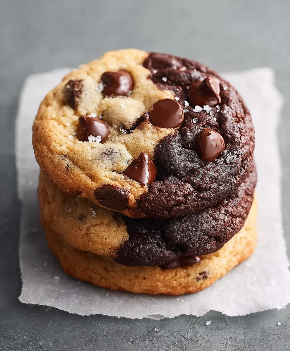 Chewy Brookie Cookies Recipe-Best Brownie Chocolate Chip Cookie