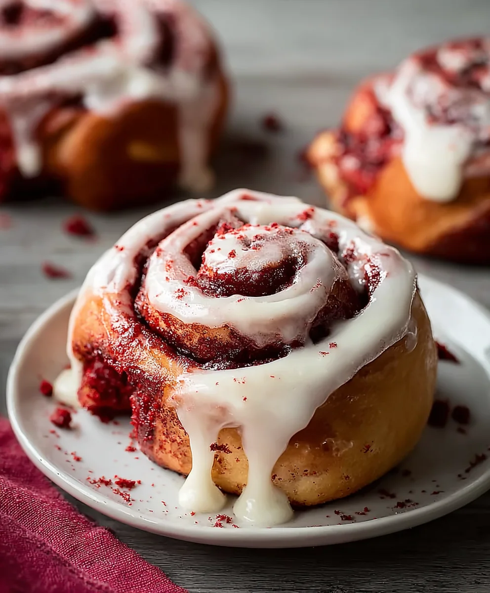 Red Velvet Cinnamon Rolls From Scratch-Easy Homemade Treats