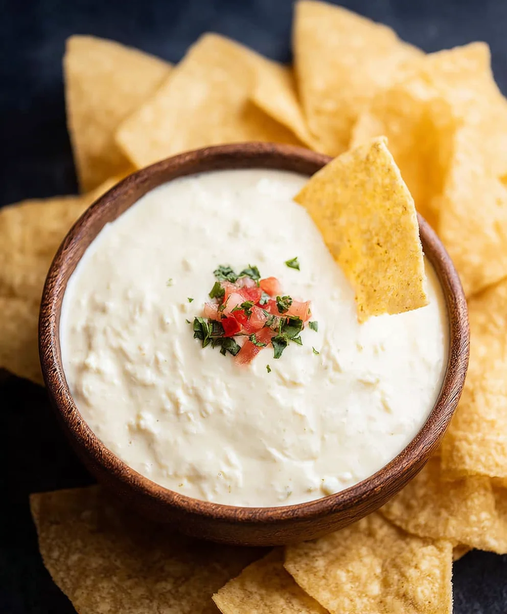 Best Mexican White Cheese Dip Recipe-Easy & Delicious
