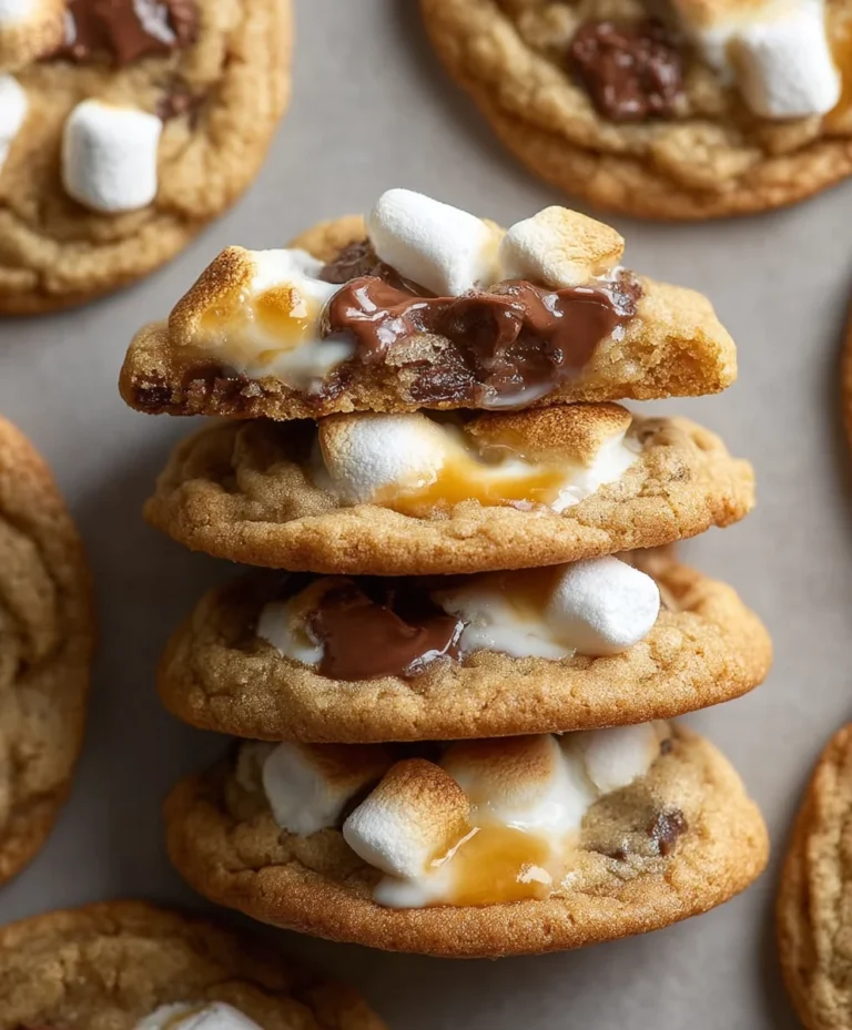 S’mores Cookies-Decadent Chocolate Grabeef ham Cracker Treats