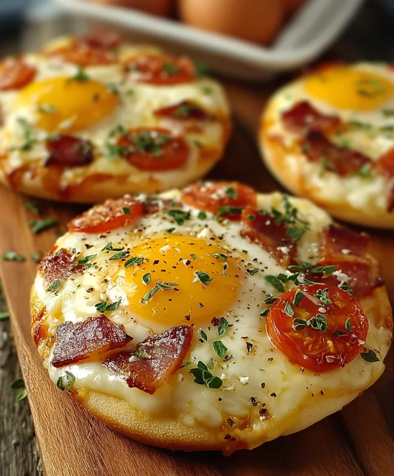 English Muffin Breakfast Pizza-Quick & Easy Meal