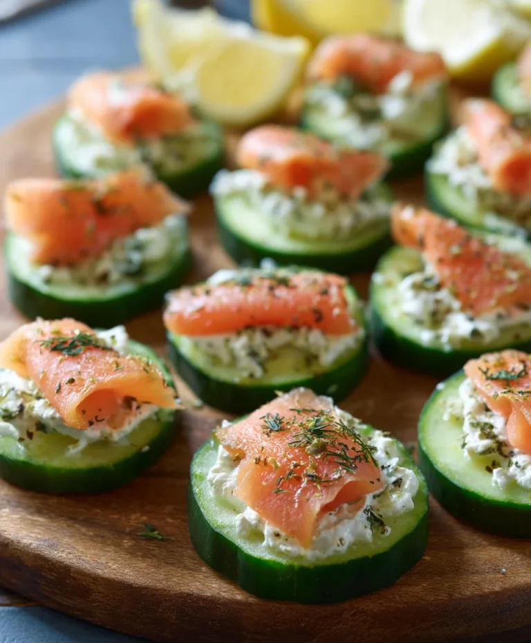 Cucumber Smoked Salmon Bites-Easy Appetizer