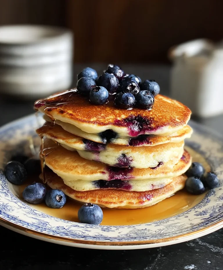 Easy Blueberry Pancakes- Quick & Fluffy Breakfast Recipe