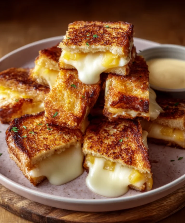 Hawaiian Roll Grilled Cheese- Sweet & Savory Bliss