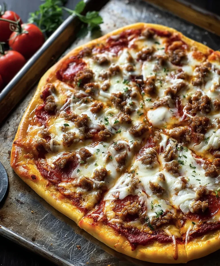 Ultimate School Pizza – Easy Beef & Cheese Recipe