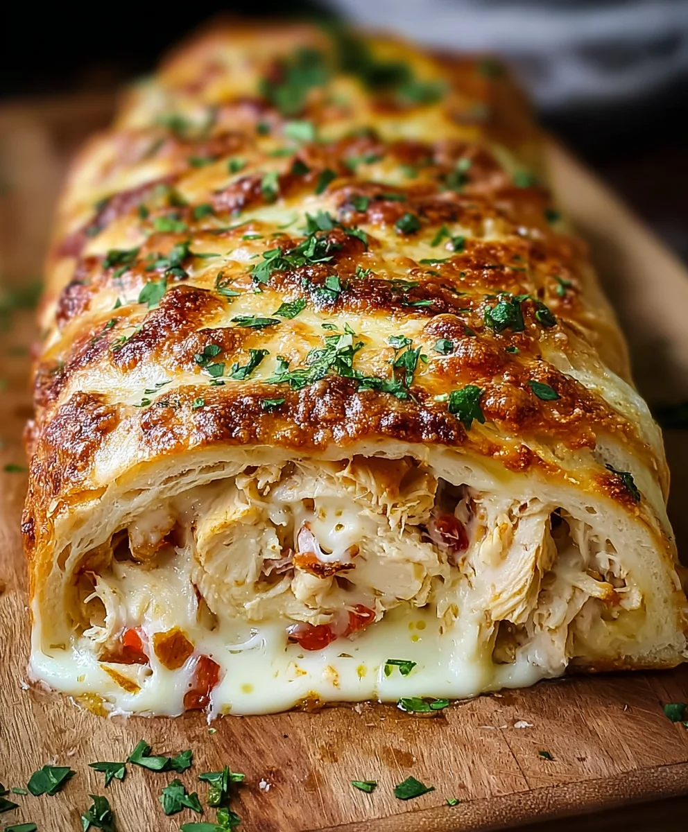 Easy Chicken Ranch Stromboli Recipe - Quick & Delicious