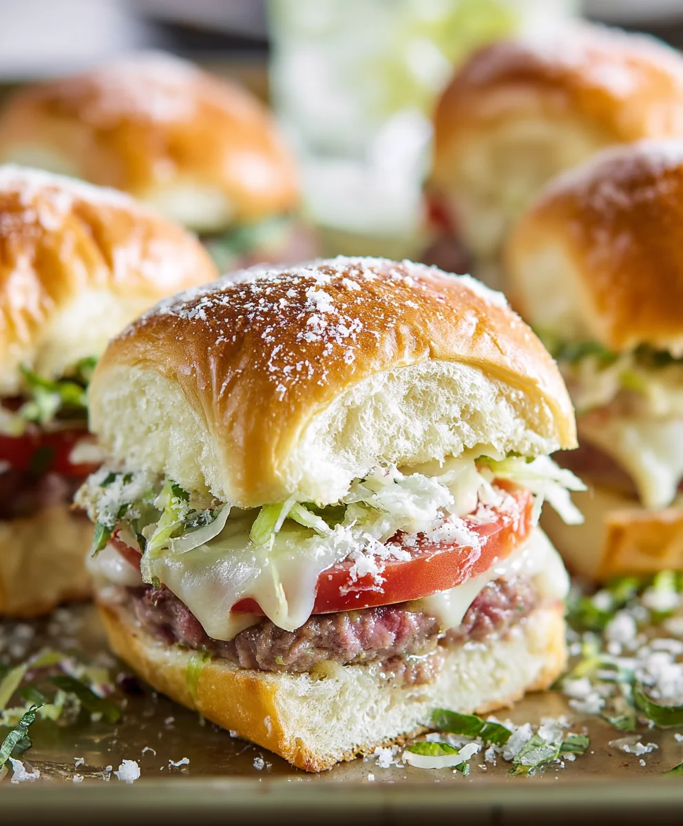 Beef Italian Grinder Sliders - Easy Dinner Idea