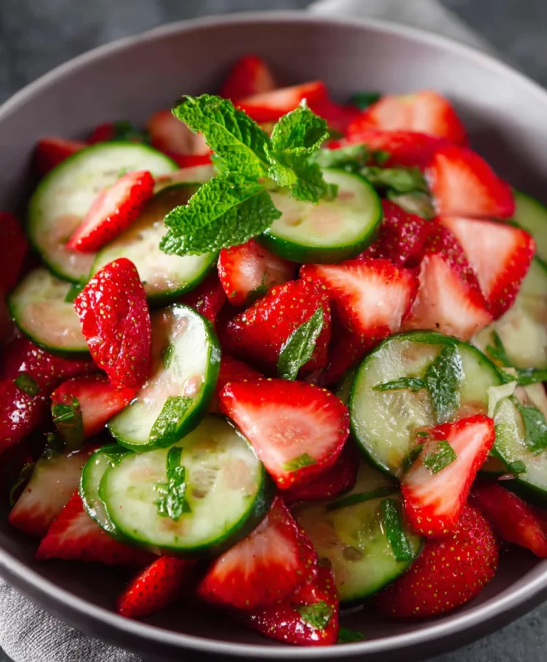 Cucumber Strawberry Salad – Fresh & Delicious Summer Recipe