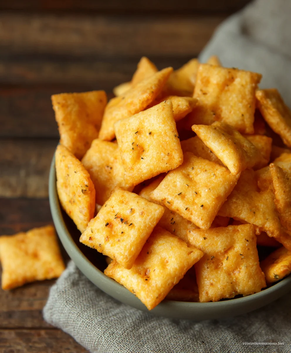 Gluten-Free Cheez-Its - Delicious Homemade Snack Crackers