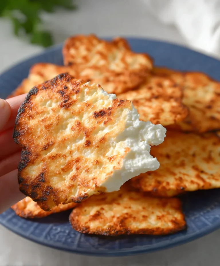Easy Cottage Cheese Chips-Healthy Snack