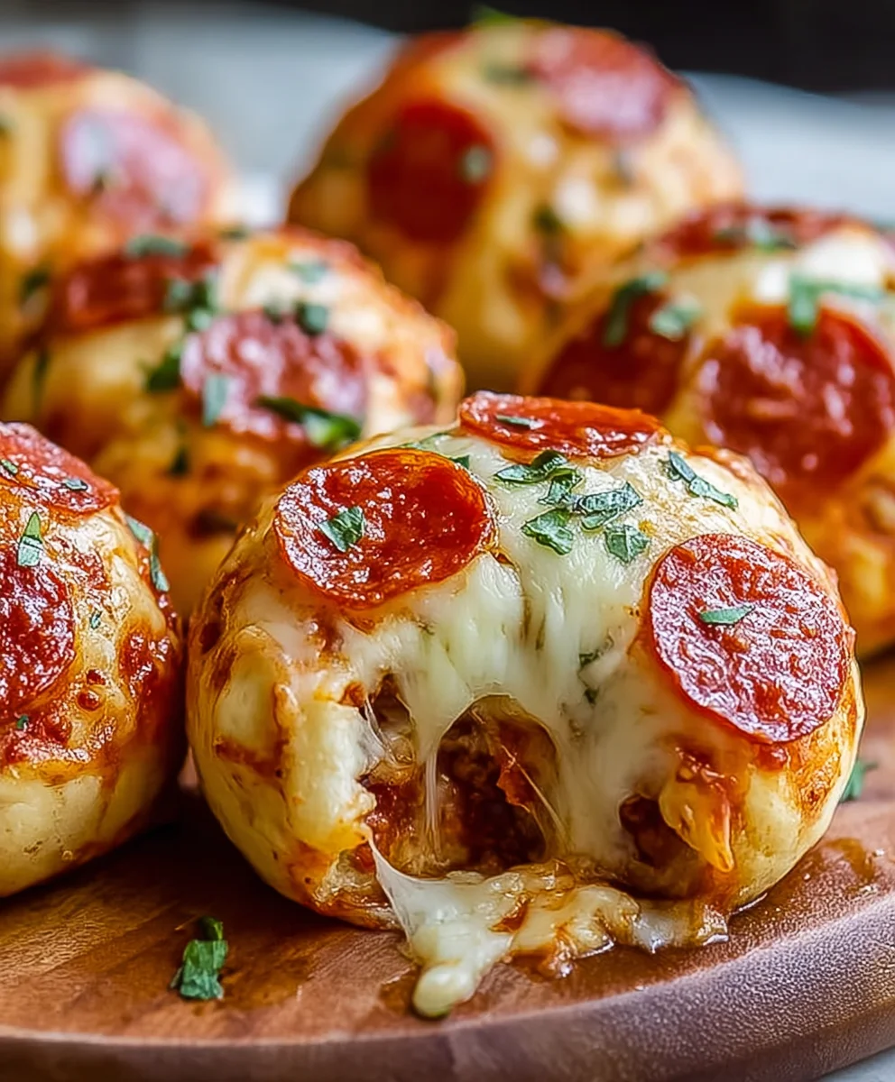 Cheesy Pizza Bombs-Easy Appetizer Recipe