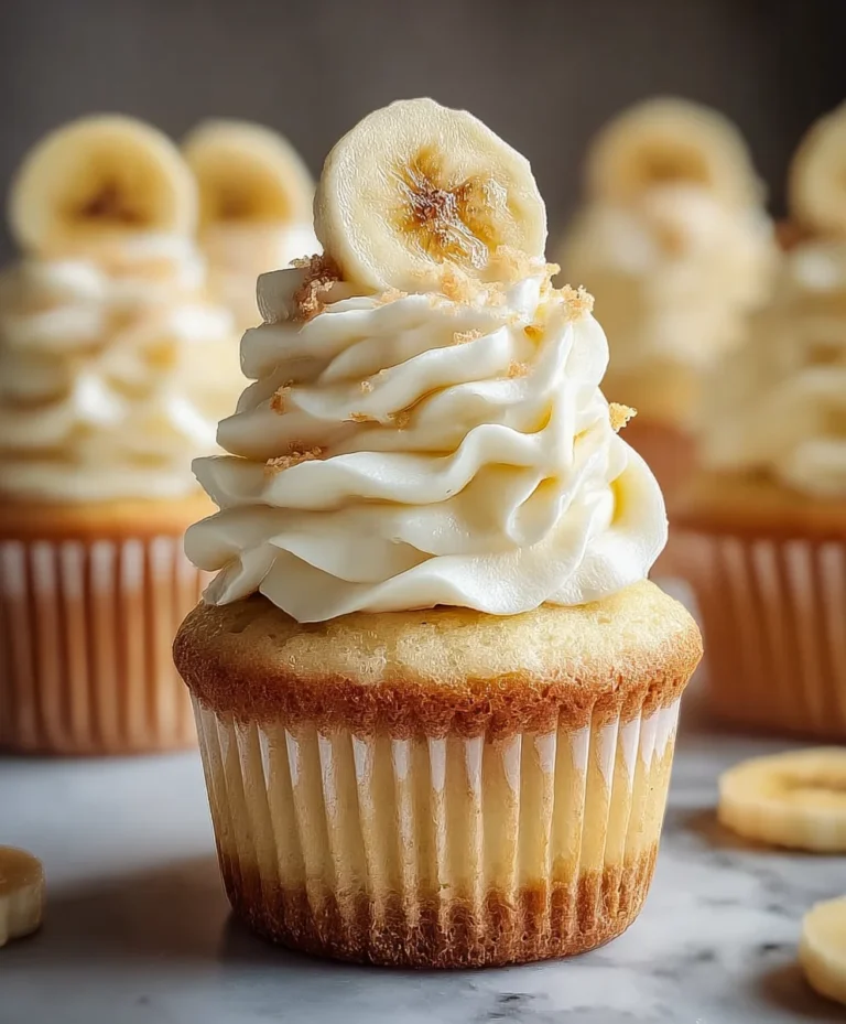 Banana Pudding Cupcakes – Creamy Dessert Delight