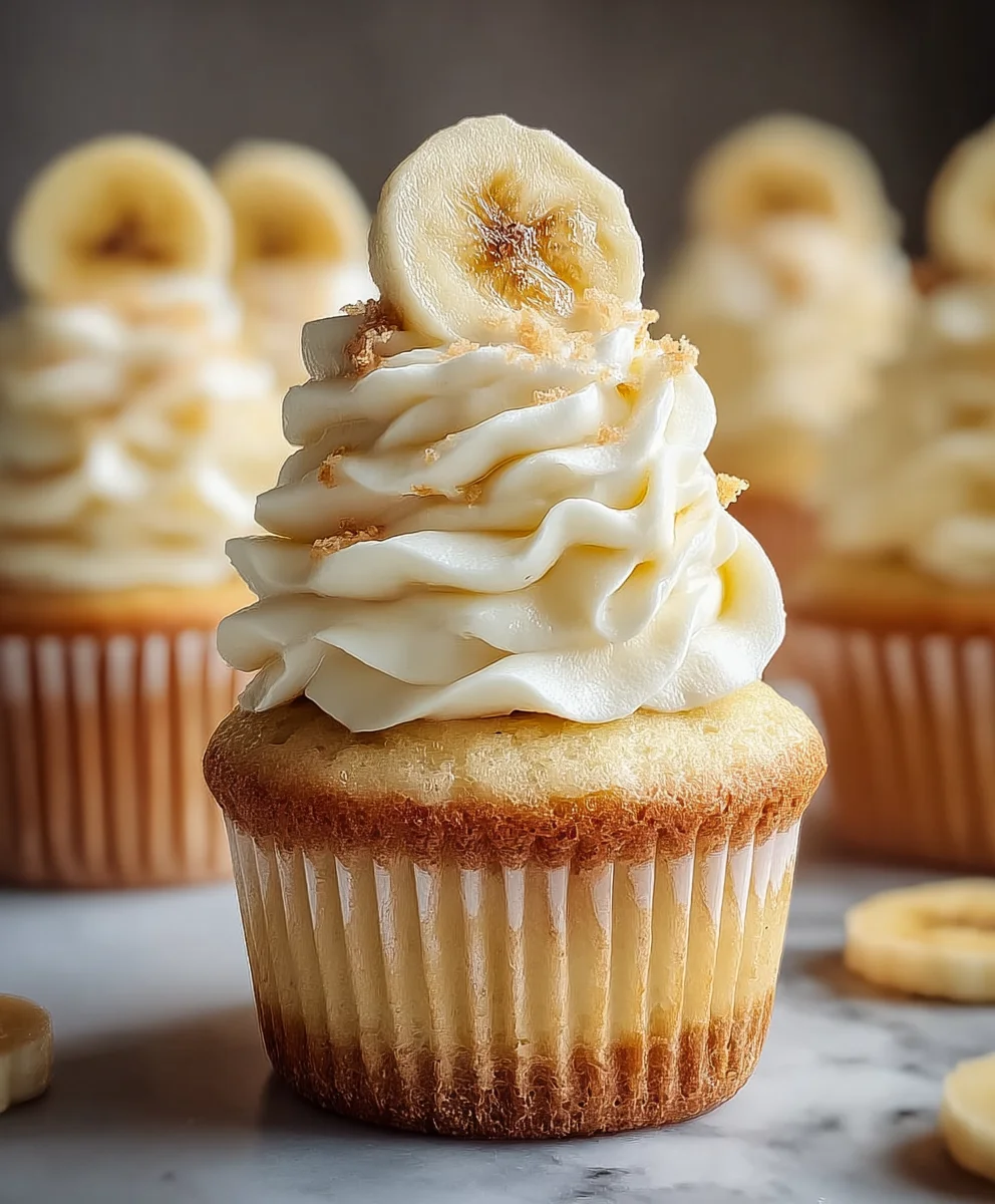 Banana Pudding Cupcakes - Creamy Dessert Delight