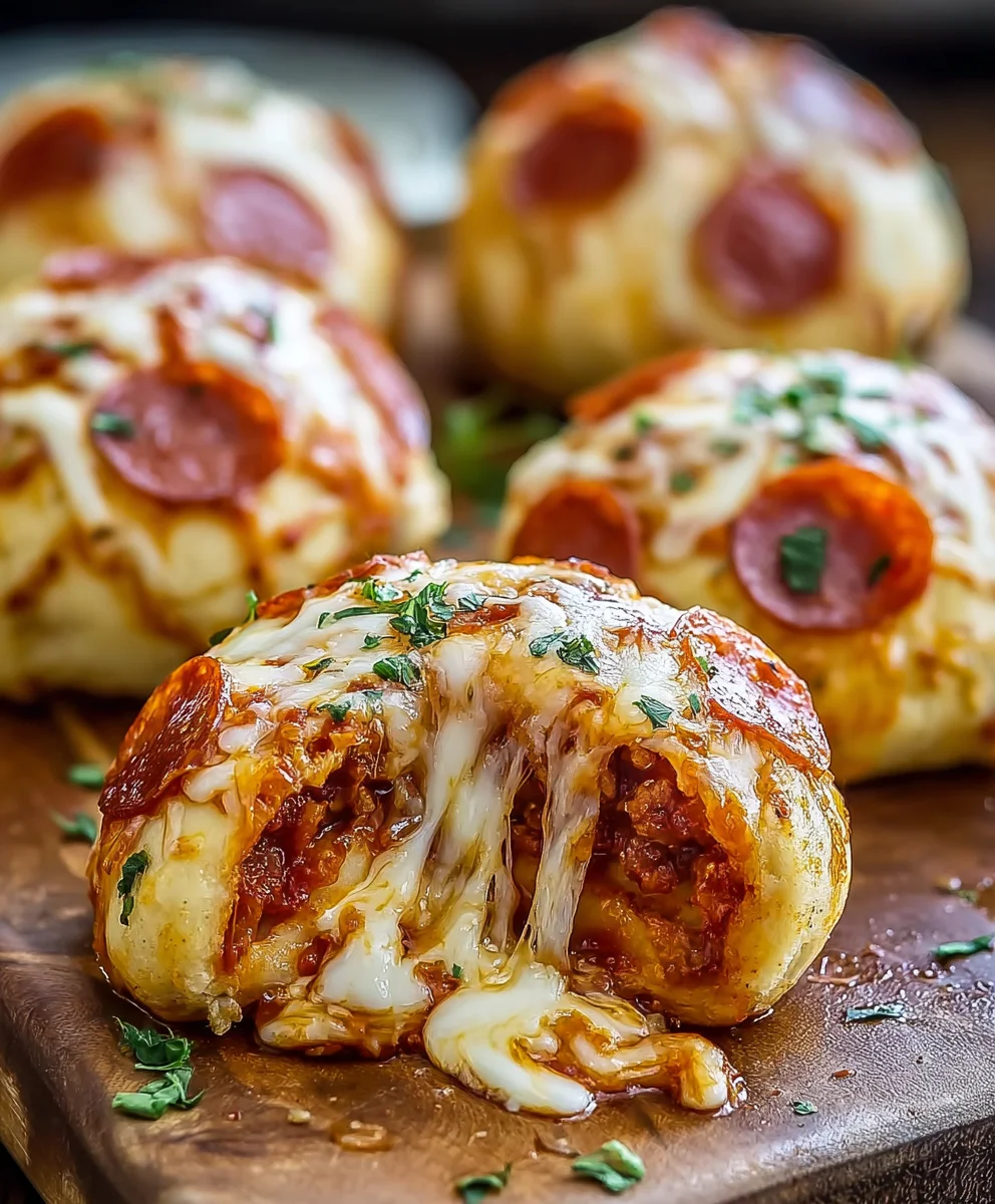 Cheesy Pizza Bombs-Easy Appetizer Recipe