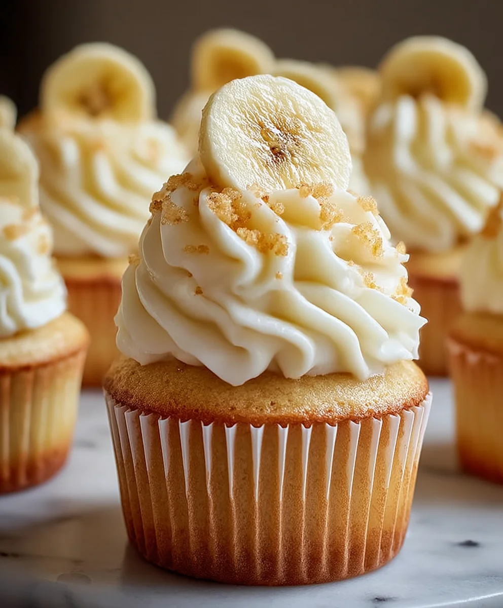 Banana Pudding Cupcakes - Creamy Dessert Delight