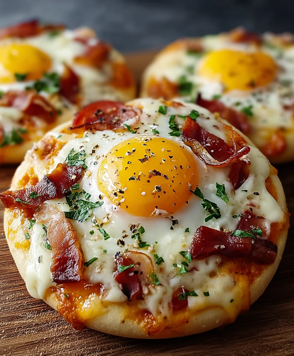 English Muffin Breakfast Pizza-Quick & Easy Meal