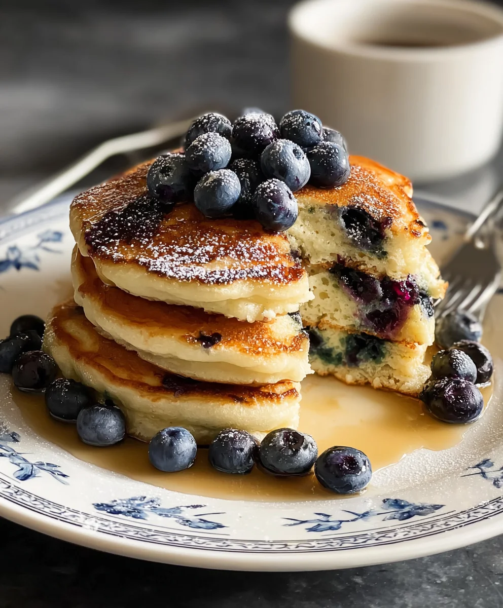 Easy Blueberry Pancakes- Quick & Fluffy Breakfast Recipe