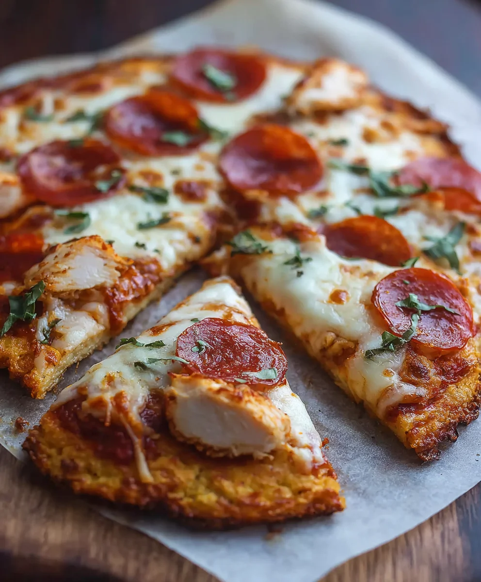 Keto Chicken Crust Pizza - Delicious Low Carb Recipe