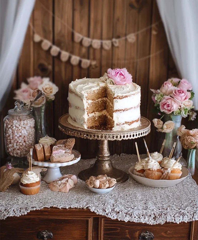 Vintage Wedding Dessert Table-Timeless Sweets